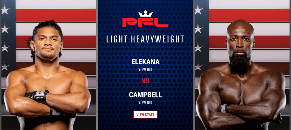 Billy Elekana vs Chuck Campbell Prediction UFC PFL Picks 8/4