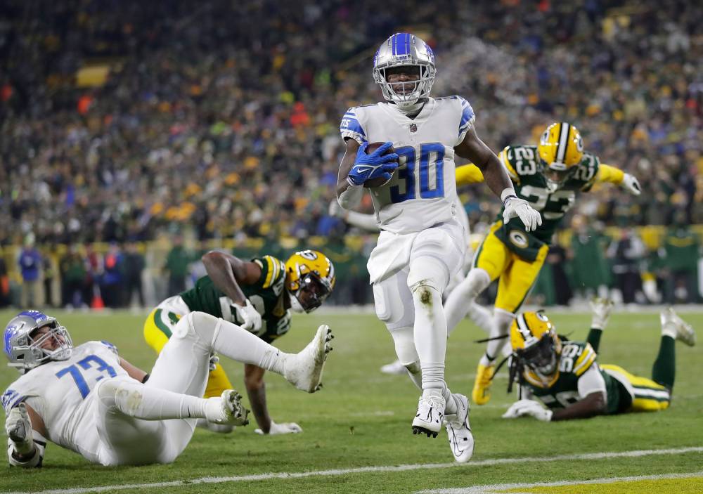 Lions, Packers meet in Thursday night showdown for NFC North lead